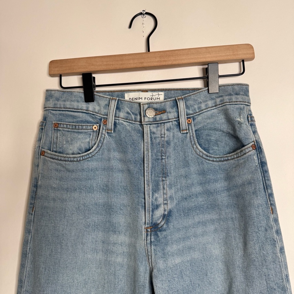 Aritzia Denim Forum THE YOKO HIGH RISE SLIM 30L Jean size 27 - Picture 4 of 12